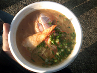 「花らーめん 塩（500円/潤水都市さがみはらフェスタ）」@潮中華 KAZEの写真