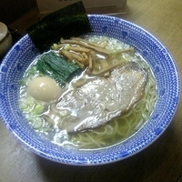 「中華そば 塩+味付玉子」@中華そば こましょうの写真