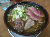 「鴨そば+大盛り」@MENYA 食い味の道有楽の写真