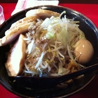 「汁なし担々麺（大）+豚W+味玉+野菜ちょいマシ辛さ3倍」@麺や 唯桜の写真