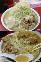 「「味噌らーめん（野菜チョイ増し・ニンニク・アブラ）」￥780+「」@らーめん豚喜 川口店の写真