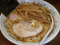 「ラーメン・大（650円）メンマ（100円）」@大勝軒 十五夜 新宿御苑店の写真