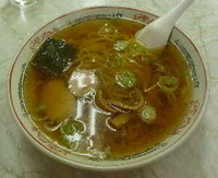 「らーめん（600円）」@ときわ軒の写真