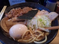 「濃厚狼煙らーめん【700円】肉増し【300円】味玉【100円】」@狼煙 〜NOROSHI〜の写真