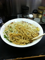 「ぎ朗汁無し」@らーめん ぎょうてん屋 町田店の写真