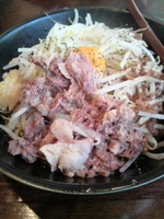 「ジャンクまぜそは横浜風￥850」@凌駕ZEROの写真