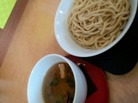 「つけ麺 中盛 780円」@うから家からの写真