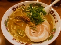 「天一ラーメン（大） コッテリ 麺カタ ニンニク」@天下一品 小山店の写真