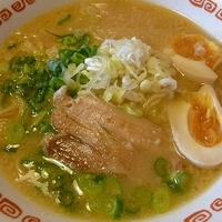 「元祖醤油とんこつ 半熟煮玉子入り」@よってこや お台場店の写真