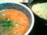 「新限定「ほん田君に教わったカリーつけ麺」+小ライス（￥700+￥」@麺屋 一燈の写真