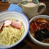 「つけ麺（鶏だし、冷）730円（クーポン100円引き）630円」@白河手打中華そば エビスヤの写真