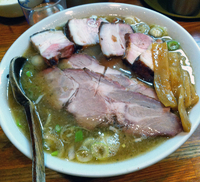 「ミックス肉麺850円」@麺 髙はしの写真