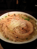 「・穂先メンマラーメン（塩・大盛）・・・・・￥850」@手打ちラーメン創房 舌笑家の写真