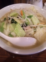 「タンメン【750円】、半チャーハン【100円】」@うまかんべえの写真