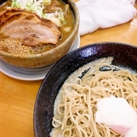 「辛味噌ほぐし肉つけ麺（中細麺/メチャ辛） 1,150円」@MENYA 食い味の道有楽の写真