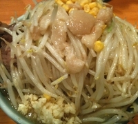 「プチ二郎650円ヤサイ・ニンニク・アブラ」@ラーメン二郎 八王子野猿街道店2の写真