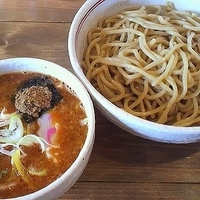 「辛つけ麺・大盛（大盛無料） ￥850」@中華そば 椿の写真