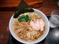 「中華そば（こってり、太麺）」@中華そば・つけそば専門店 一丸の写真