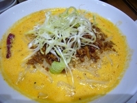 「白胡麻担々麺+北京チャーハン（980円）」@ぷんぷくまるの写真