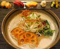 「豆乳玄菜麺席 1000円」@Natural Style Noodle 玄菜院 〜風土〜の写真