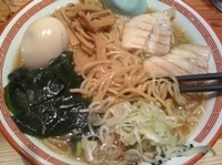 「味玉中華そば（中盛230g） 800円」@松戸中華そば 富田食堂の写真