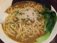 「絶品カレー担々麺（半ライス付）（500円）,大盛（100円）（キ」@芸能人カレー部 大森店の写真
