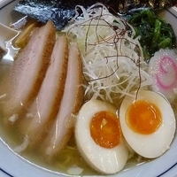 「特塩 （ネギトッピング）」@函館らーめん 船見坂の写真