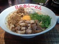 「ガッツ麺デラックス（780円）」@日の出らーめん 立川店の写真