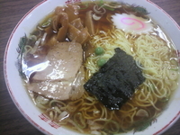 「ラーメン+半中華丼」@多万里食堂の写真