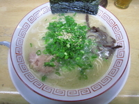 「博多らーめん+宇都宮餃子3個（650円+150円）」@らーめん家 一歩の写真