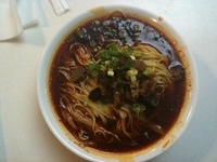 「牛肉麺」@麺辣麺 大連の写真