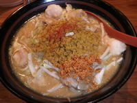 「カレー味噌ラーメン（880円）大盛（0円）」@味噌屋 与六の写真