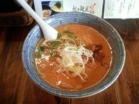 「赤 担々麺」@担々麺屋 炎の写真