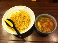 「牛ホルモンのつけ麺」@大一製麺処 つけ麺屋ちっちょ極の写真