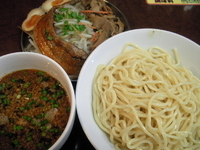 「味玉チャーシューつけめん （しょうゆ・並盛）」@ぼり・うむ 西早稲田本店の写真