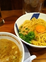 「釜玉つけ麺」@胡同製麺の写真