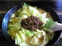 「ゴマだれタンタン麺（太麺）+ヨシベー焼餃子」@ラーメン ヨシベー 八千代店の写真