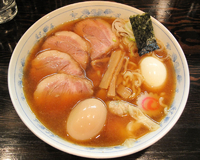 「チャーシューメン+味玉」@中華そば・もりそば  さい。の写真