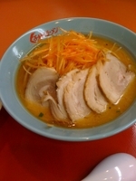 「ねぎ味噌チャーシューメン 920円（期間限定サービス）」@くるまやラーメン 八潮店の写真