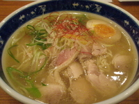 「鶏塩らーめん（800円）」@バシのせたが屋 日本橋店の写真