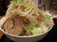 「フク郎（特盛）+野菜マシ」@らーめん 福たけ 市原店の写真