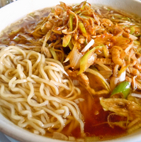 「ピリ辛中国みそ味 葱ラーメン（今週のおすすめランチ） ￥750（」@花彫酒家の写真