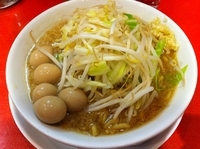 「らーめん うずら入り」@麺屋 あっ晴れ どまん中錦店の写真