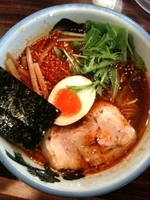 「紅醤油麺」@AFURI 原宿店の写真