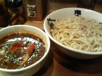 「カラシビつけ麺（大盛・カラシビ普通）」@カラシビ味噌らー麺・つけ麺 神田本店の写真