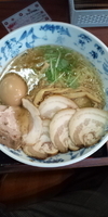 「塩らーめん基本+味玉+チャーシュー」@塩らーめんあいうえおの写真