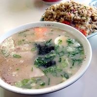 「ラーメン焼きめしセット」@ひろせ食堂の写真