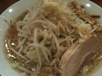 「ラーメン（700円）+ニンニクやや増し」@メガガンジャの写真