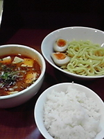 「麻婆豆腐つけ麺」@龍製麺の写真