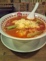 「太陽のチーズラーメン ￥８３０」@太陽のトマト麺 大塚北口店の写真